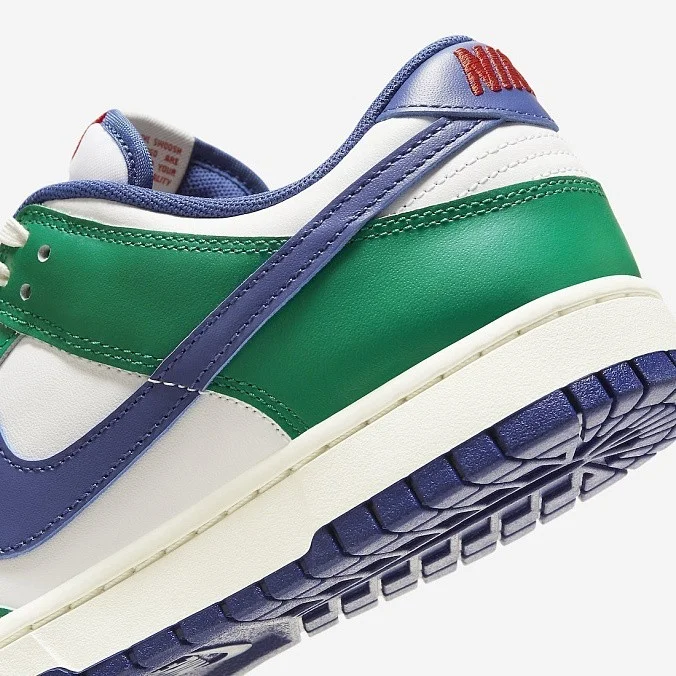 Кроссовки Nike Dunk Low Retro White/Gorge Green/Deep Royal Blue/Sail
