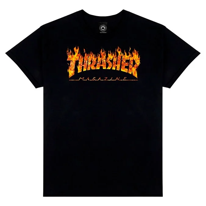 Футболка Thrasher Inferno T-Shirt Black