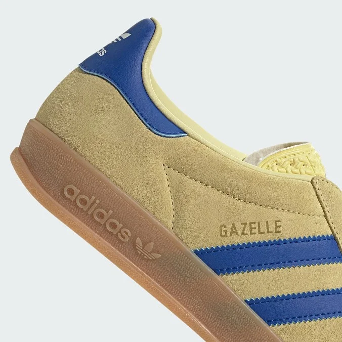 Кроссовки adidas Originals Gazelle Indoor Powder Yellow/Royal Blue/Cloud White
