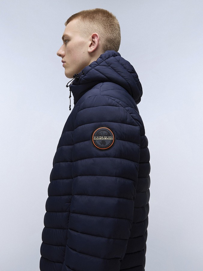 Куртка Napapijri A-Lapaz Hoodie Blu Marine