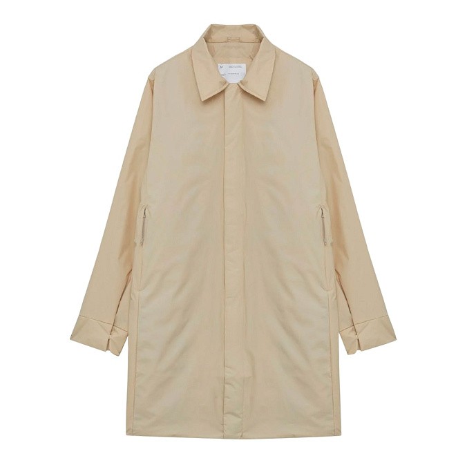 Утеплённый тренч унисекс SHU бежевый